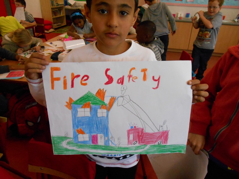 Look at Australia Class’s Fire Safety week posters!